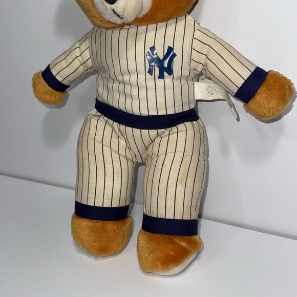 Vintage New York Yankees 13” plush with home team uniform striped MLB baseball - Picture 3 of 8